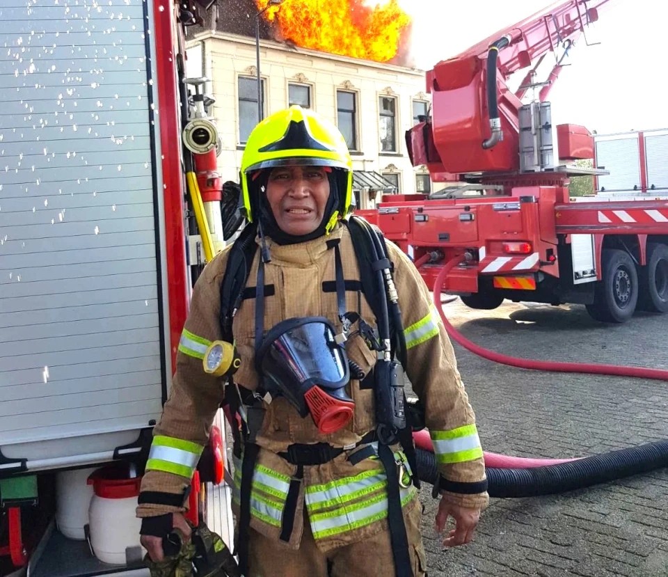 Brandweervrijwilliger Fred Soumokil