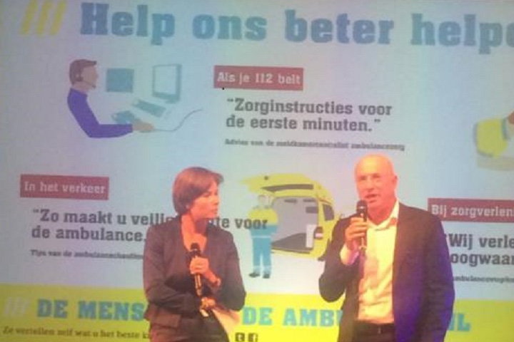 De mensen van de ambulance